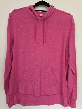 Adidas Pink Women's Lightweight Pullover Hoodie - Size Large